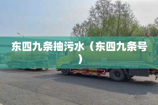 东四九条抽污水（东四九条号）
