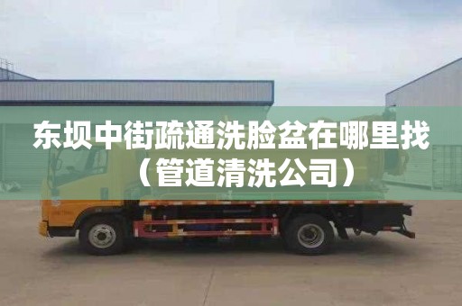 东坝中街疏通洗脸盆在哪里找（管道清洗公司）