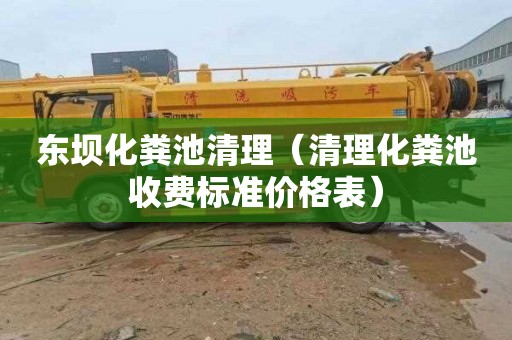 东坝化粪池清理（清理化粪池收费标准价格表）