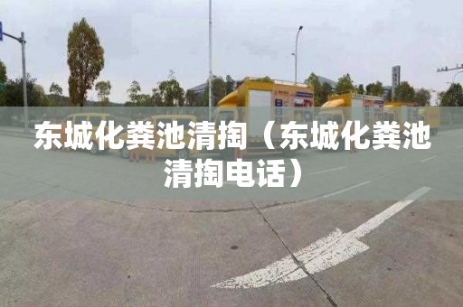 东城化粪池清掏（东城化粪池清掏电话）