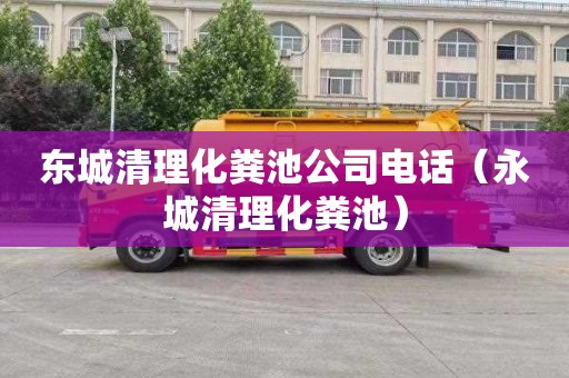 东城清理化粪池公司电话（永城清理化粪池）