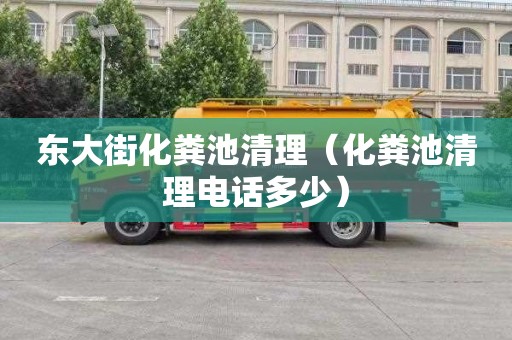 东大街化粪池清理（化粪池清理电话多少）