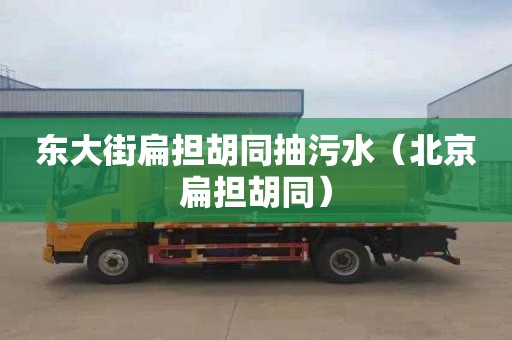 东大街扁担胡同抽污水（北京扁担胡同）
