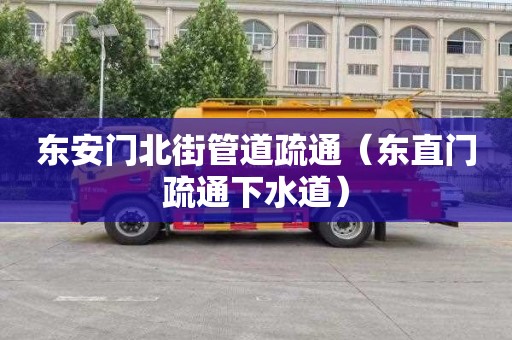 东安门北街管道疏通（东直门疏通下水道）