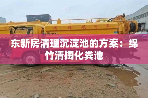 东新房清理沉淀池的方案：绵竹清掏化粪池