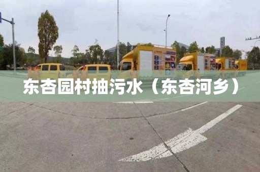 东杏园村抽污水（东杏河乡）