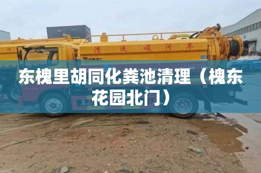 东槐里胡同化粪池清理（槐东花园北门）