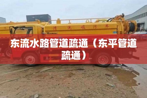 东流水路管道疏通（东平管道疏通）