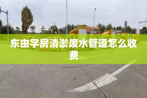 东由字房清淤废水管道怎么收费
