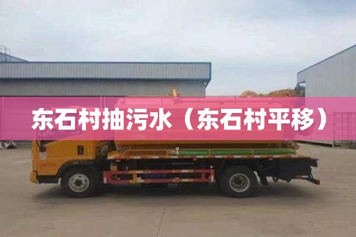 东石村抽污水（东石村平移）