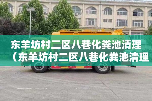 东羊坊村二区八巷化粪池清理（东羊坊村二区八巷化粪池清理电话号码）