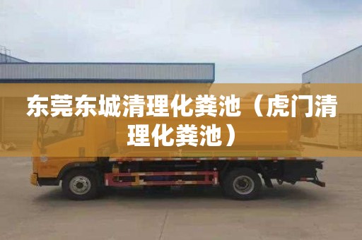 东莞东城清理化粪池（虎门清理化粪池）