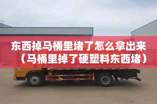 东西掉马桶里堵了怎么拿出来（马桶里掉了硬塑料东西堵）
