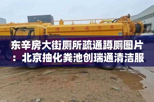 东辛房大街厕所疏通蹲厕图片：北京抽化粪池创瑞通清洁服务电话