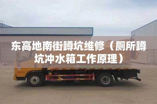 东高地南街蹲坑维修（厕所蹲坑冲水箱工作原理）