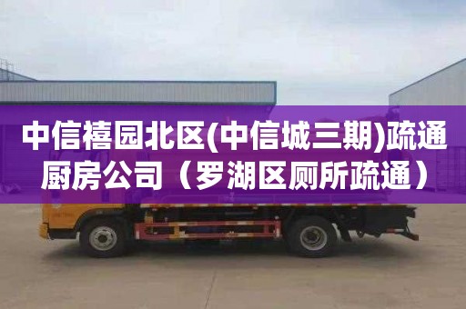 中信禧园北区(中信城三期)疏通厨房公司（罗湖区厕所疏通）