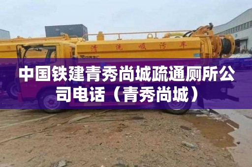 中国铁建青秀尚城疏通厕所公司电话（青秀尚城）