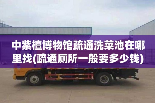中紫檀博物馆疏通洗菜池在哪里找(疏通厕所一般要多少钱)