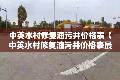中英水村修复油污井价格表（中英水村修复油污井价格表最新）