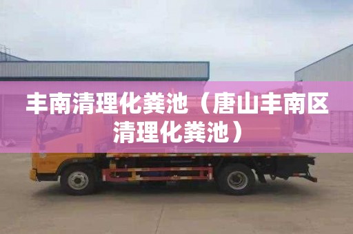 丰南清理化粪池（唐山丰南区清理化粪池）