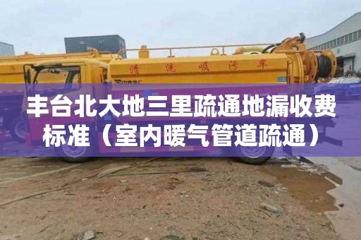 丰台北大地三里疏通地漏收费标准（室内暖气管道疏通）