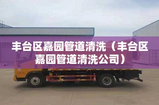 丰台区嘉园管道清洗（丰台区嘉园管道清洗公司）