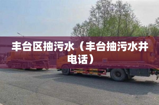 丰台区抽污水（丰台抽污水井电话）