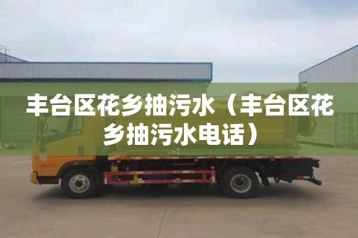 丰台区花乡抽污水（丰台区花乡抽污水电话）