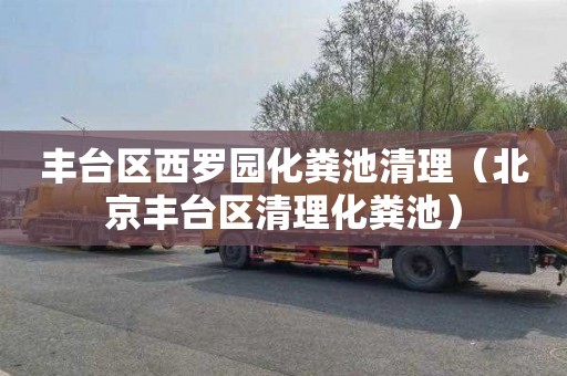 丰台区西罗园化粪池清理（北京丰台区清理化粪池）