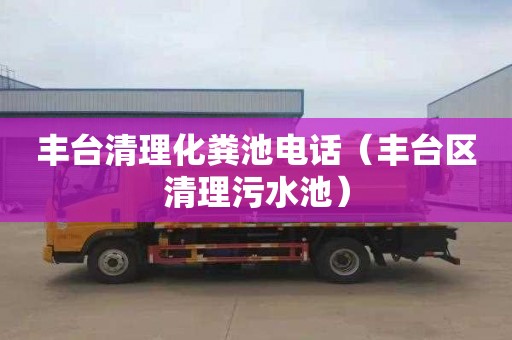 丰台清理化粪池电话（丰台区清理污水池）