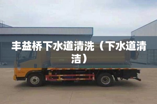 丰益桥下水道清洗（下水道清洁）