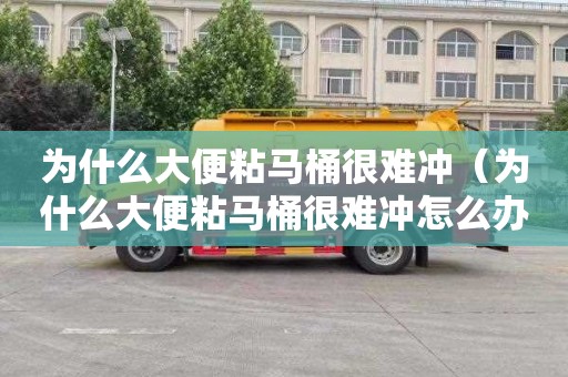 为什么大便粘马桶很难冲（为什么大便粘马桶很难冲怎么办）