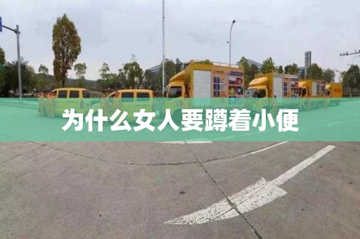 为什么女人要蹲着小便