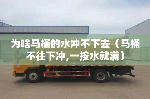 为啥马桶的水冲不下去（马桶不往下冲,一按水就满）