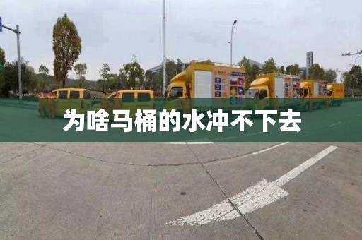 为啥马桶的水冲不下去