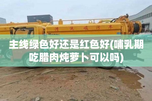 主线绿色好还是红色好(哺乳期吃腊肉炖萝卜可以吗)