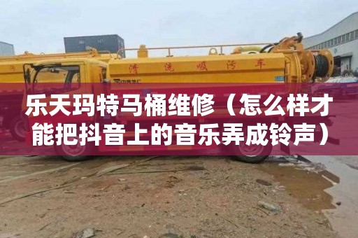 乐天玛特马桶维修（怎么样才能把抖音上的音乐弄成铃声）