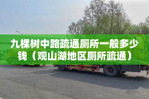 九棵树中路疏通厕所一般多少钱（观山湖地区厕所疏通）