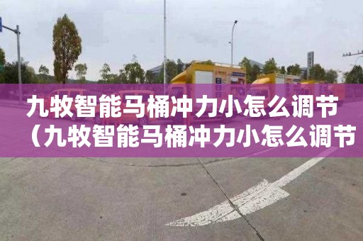 九牧智能马桶冲力小怎么调节（九牧智能马桶冲力小怎么调节档位）