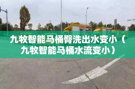 九牧智能马桶臀洗出水变小（九牧智能马桶水流变小）