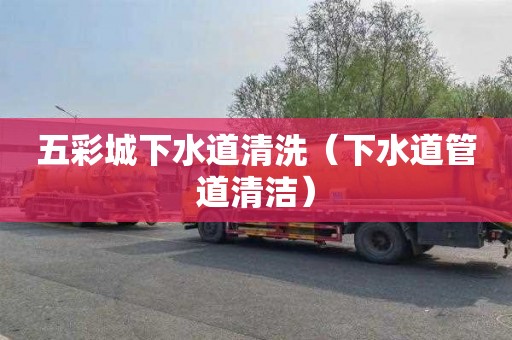 五彩城下水道清洗（下水道管道清洁）