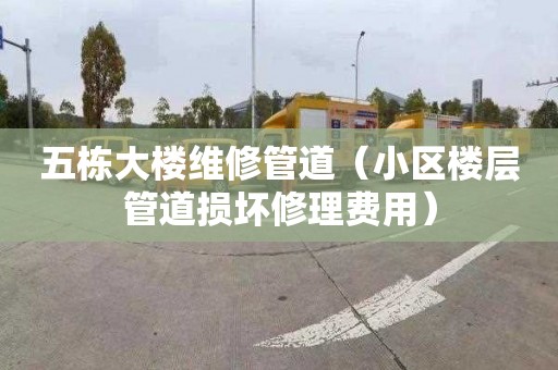 五栋大楼维修管道（小区楼层管道损坏修理费用）