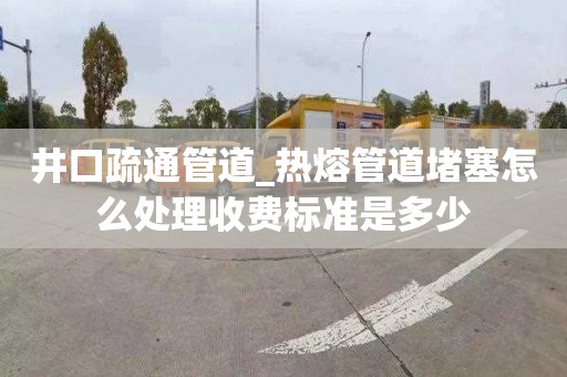 井口疏通管道_热熔管道堵塞怎么处理收费标准是多少