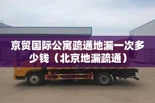 京贸国际公寓疏通地漏一次多少钱（北京地漏疏通）