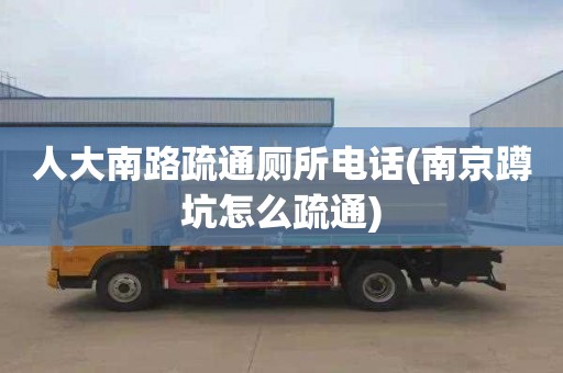 人大南路疏通厕所电话(南京蹲坑怎么疏通)