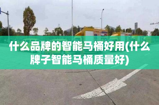 什么品牌的智能马桶好用(什么牌子智能马桶质量好)