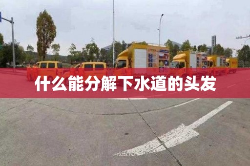 什么能分解下水道的头发