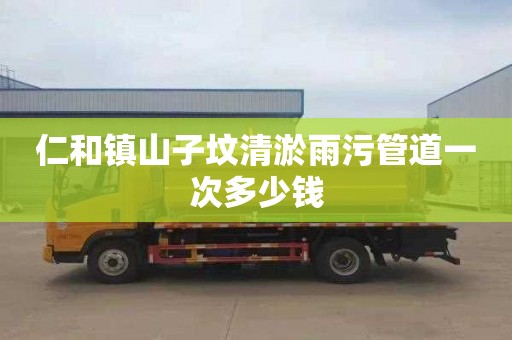 仁和镇山子坟清淤雨污管道一次多少钱