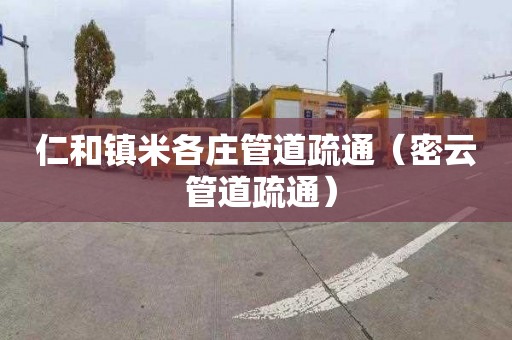 仁和镇米各庄管道疏通（密云 管道疏通）