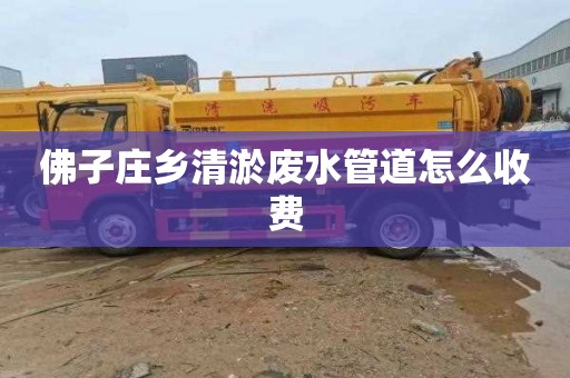 佛子庄乡清淤废水管道怎么收费